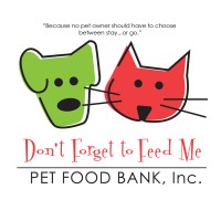 Don't Forget to Feed Me Pet Food Bank